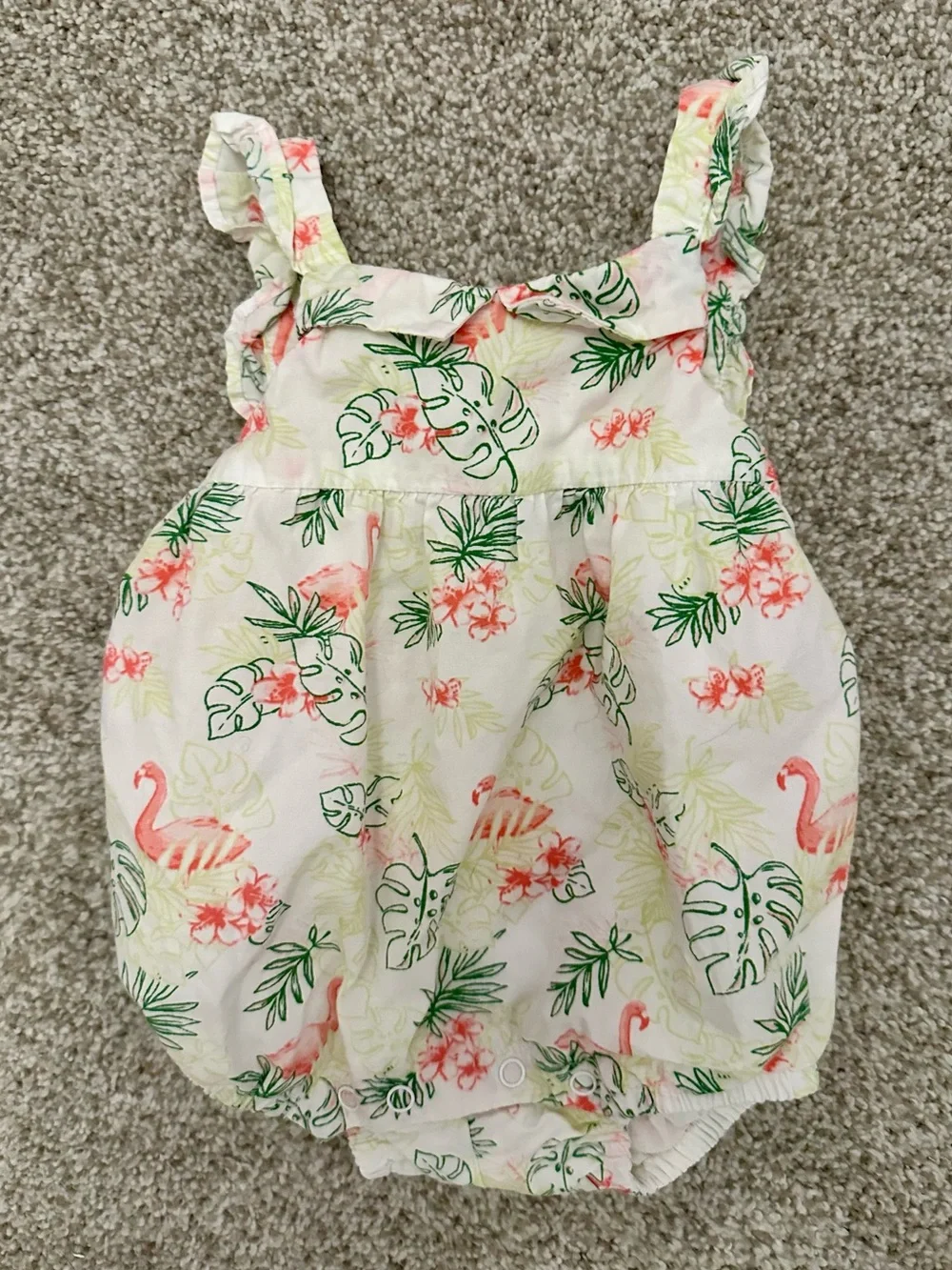 Bundle of 2 Tropical Print Baby Rompers